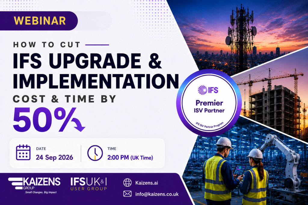 How to Cut IFS Upgrade & Implementation Cost and Time by 50%